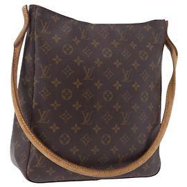 LOUIS VUITTON Monogram Looping GM Shoulder Bag M51145 LV Auth 199613 Monograma