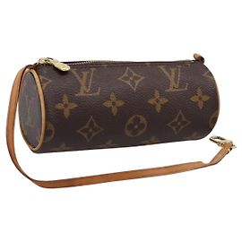 Bolsa LOUIS VUITTON Monogram Papillon LV Auth BA15340 Monograma