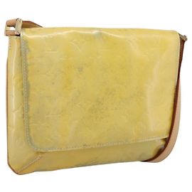 LOUIS VUITTON Monogram Vernis Thompson Street Bag Gris M91008 LV Auth 200242 Gris