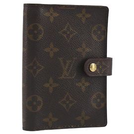 LOUIS VUITTON Monogram Agenda PM Day Planner Cover R20005 LV Auth 196938 Monogram