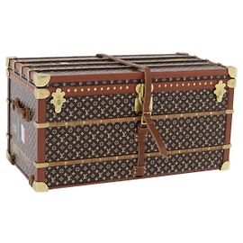 LOUIS VUITTON Fermacarte Monogram Metallo Marrone Tono Oro M99408 LV Auth 200168V Marrone Altro