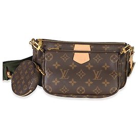 Louis Vuitton Khaki Monogram Canvas Multi Pochette Accessoires Marrom