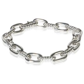 Pulseira David Yurman Madison Link em prata de lei Outro