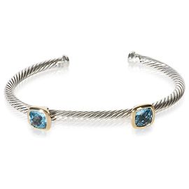 Bracciale David Yurman Albion Double Station in oro giallo, argento sterling e topazio Altro