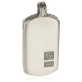 David Yurman Sterling Silver Tag Pendant Other