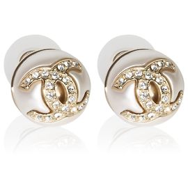 Boucles d'oreilles Chanel plaquées or 2022 Autre