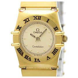 Reloj Omega Constellation chapado en oro Quartz para mujer Otro