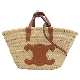 Céline Sac Panier Celine Triomphe Marron Beige