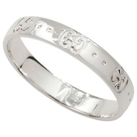 Anillo Gucci Icon Band en Oro Blanco de 18K Otro