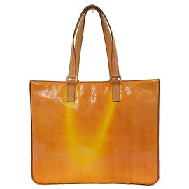 Borsa tote Louis Vuitton Monogram Vernis Columbus Giallo Monogramma