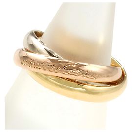Cartier Trinity Ring in Tri-Color Gold Golden