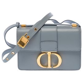 Bolsa DIOR 30 Montaigne em Couro Cinza - 103832 Cinza