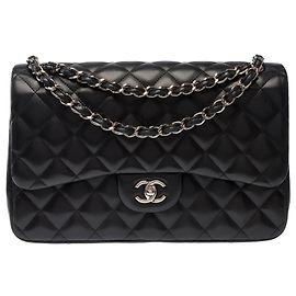 Sac CHANEL Timeless/Classique en Cuir Noir - 103869 Noir