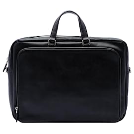 Black Prada Saffiano Business Bag Black