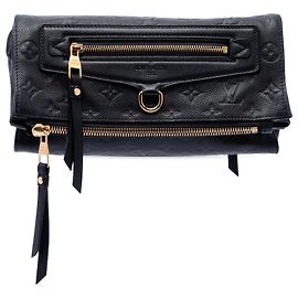 Blue Louis Vuitton Monogram Empreinte Petillante Clutch Bag Blue