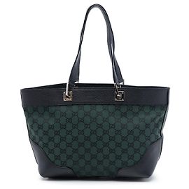 Sac cabas Gucci GG Canvas vert Vert