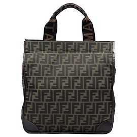 Borsa Shopping Fendi Zucca Canvas Marrone Marrone