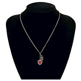 Collana Chanel Coco Mark Heart D'oro