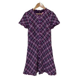 Vestido de Tweed kate spade Multicolor Púrpura