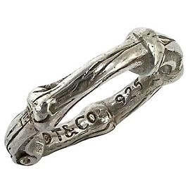 Tiffany & Co Tiffany Vintage Bamboo Band Ring Silvery