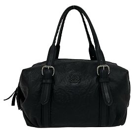 Borsa Loewe Canella Mini Boston Bag Nero