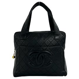 Borsa Chanel Vintage Matelassé Coco Mark Nero