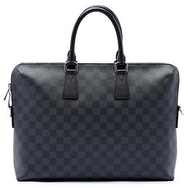 Louis Vuitton Black Damier Graphite Porte Documents Jour Black