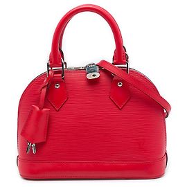 Louis Vuitton Red Epi Alma BB Rouge