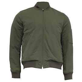 Apc  A.P.C. Gregoire Bomber Jacket in Khaki Polyamide Green Khaki