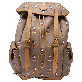 Gucci x Disney GG Supreme Backpack in Beige Coated Canvas Beige