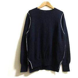 Autre Marque ENFOLD Wollstrickpullover Blau Marineblau