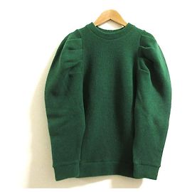 Autre Marque Yori Tack Shoulder Strickpullover Grün