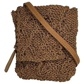 Bolsa de ombro Chanel em couro marrom Marrom