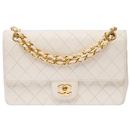 Bolsa CHANEL Timeless/Classique em Couro Branco - 103860 Branco