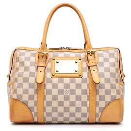 Bolso Louis Vuitton Damier Azur Berkeley blanco Blanco