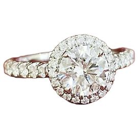 Cartier Platinum Diamond Ring Size 51 Multiple colors