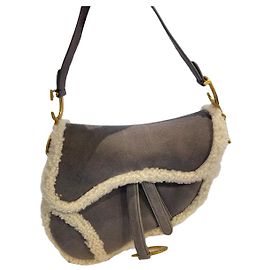 Sacs à main Dior Saddle Gris