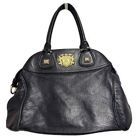 Givenchy Bolso de mano de cuero negro Negro
