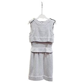 Robe Chanel en tweed Multicolore