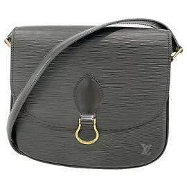 Bolso de hombro Louis Vuitton Epi Cartouchiere Negro