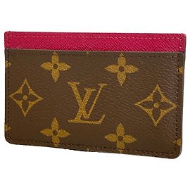 Louis Vuitton Fuchsia Card Case Fuschia