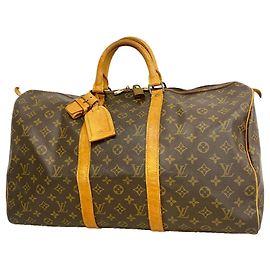Louis Vuitton Boston Monogram Keepall 50 Marron