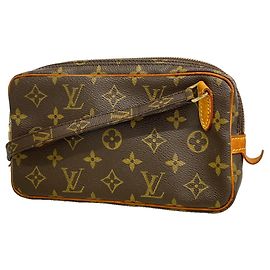 Louis Vuitton Monogram Pochette Marly Bandoulière Shoulder Bag Marron