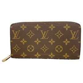 Louis Vuitton Monogram Zippy Wallet Brown