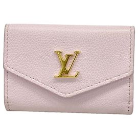 Louis Vuitton Lockme Tri-fold Geldbörse Pink