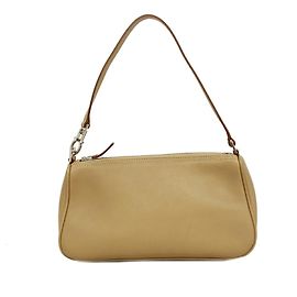 Sac à main en cuir marron clair Salvatore Ferragamo Marron clair