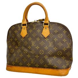 Louis Vuitton Alma Monogram Handbag M51130 Brown