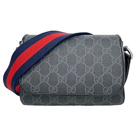 Borsa a tracolla Gucci GG Supreme Nero