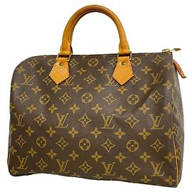 Borsa Louis Vuitton Monogram Speedy 30 Marrone