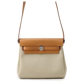 Hermès Bolso de hombro Hermes Herbag Zip Mini Otro Crudo